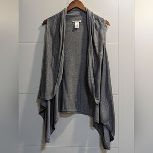 Coldwater Creek vest in grey